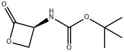 N-(TERT-BUTOXYCARBONYL)-L-SERINE BETA-LACTONE Structure