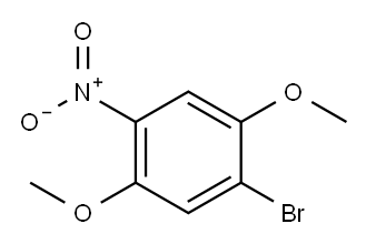 1-bromo-2,5-dimethoxy-4-nitrobenzene Structure