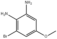 3-브로모-5-메톡시-벤젠-1,2-디아민 구조식 이미지