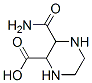 2-Piperazinecarboxylicacid,3-carbamoyl-(6CI) Structure