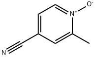 4-Pyridinecarbonitrile,2-methyl-,1-oxide(9CI) 구조식 이미지