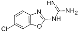 (6-CHLOROBENZO[D]OXAZOL-2-YL)GUANIDINE Structure