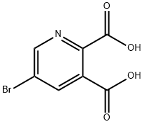 디메틸5-브로모피리딘-2,3-DICARBOXYLATE 구조식 이미지