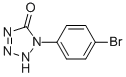 1-(4-BROMOPHENYL)-1,2-DIHYDRO-5H-TETRAZOL-5-ONE 구조식 이미지