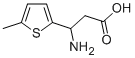 3-AMINO-3-(5-METHYL-THIOPHEN-2-YL)-PROPIONIC ACID Structure