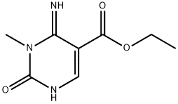 ethyl 6-iMino-1-Methyl-2-oxo-1,2,3,6-tetrahydropyriMidine-5-carboxylate 구조식 이미지