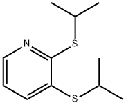 2,3-비스(이소프로필티오)피리딘 구조식 이미지
