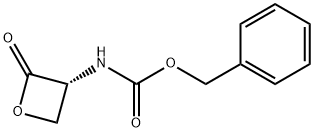 (R)-벤질2-옥소옥세탄-3-일카르바메이트 구조식 이미지
