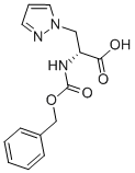 D-N-CBZ-3-PYRAZOL-1-YL-ALANINE Structure