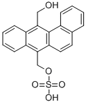 7,12-dihydroxymethylbenz(a)anthracene 7-sulfate Structure