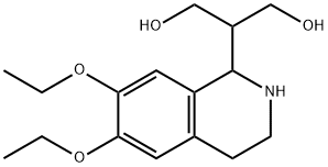 2-(6,7-DIETHOXY-1,2,3,4-TETRAHYDRO-ISOQUINOLIN-1-YL)-PROPANE-1,3-DIOL Structure