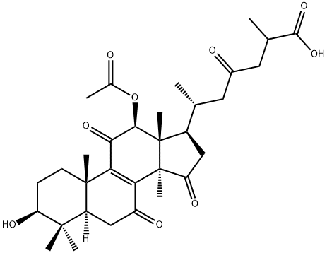 GANODERIC ACID H 구조식 이미지