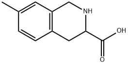 7-METHYL-1,2,3,4-TETRAHYDROISOQUINOLINE-3-CARBOXYLIC ACID Structure