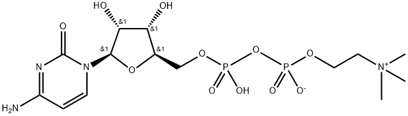 Cytidine 5'-Diphosphocholine Structure