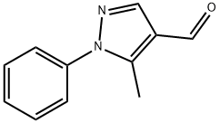 5-METHYL-1-PHENYL-1H-PYRAZOLE-4-CARBALDEHYDE 구조식 이미지