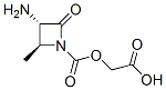 1-Azetidinecarboxylicacid,3-amino-2-methyl-4-oxo-,carboxymethylester,(2S-trans)-(9CI) Structure