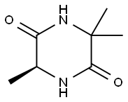 2,5-Piperazinedione,3,3,6-trimethyl-,(S)-(9CI) Structure