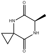 4,7-Diazaspiro[2.5]octane-5,8-dione,6-methyl-,(R)-(9CI) 구조식 이미지