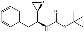 (2S,3S)-1,2-Epoxy-3-(Boc-amino)-4-phenylbutane 구조식 이미지