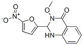 2,3-Dihydro-3-methoxy-2-(5-nitro-2-furanyl)-4(1H)-quinazolinone Structure