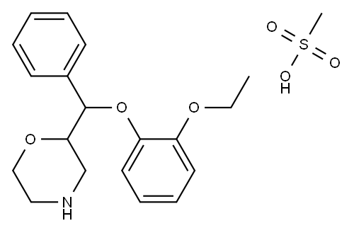 Reboxetine mesylate Structure