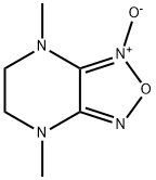 [1,2,5]Oxadiazolo[3,4-b]pyrazine,4,5,6,7-tetrahydro-4,7-dimethyl-,1-oxide(9CI) 구조식 이미지