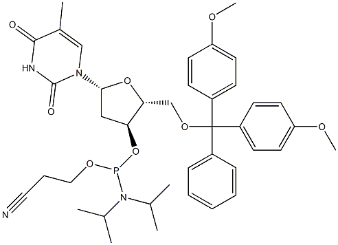 DMT-dT Phosphoramidite Structure