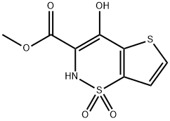 METHYL 4-HYDROXY-2H-THIENO[2,3-E]-1,2-THIAZINE-3-CARBOXYLATE-1,1-DIOXIDE 구조식 이미지