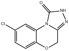 8-Chloro-2,4-dihydro-1-oxo-1,2,4-triazolo[3,4-c][1,4]benzoxazine Structure