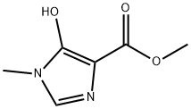 1H-Imidazole-4-carboxylicacid,5-hydroxy-1-methyl-,methylester(9CI) Structure