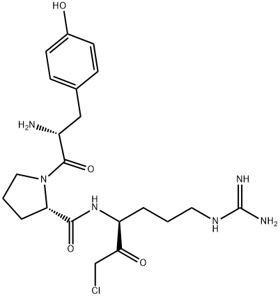 DTYR-PRO-ARG-CHLOROMETHYLKETONE Structure