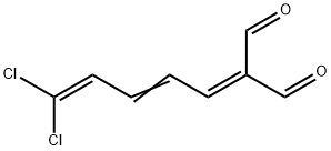 1,1-Diformyl-6,6-dichlorohexa-1,3,5-triene Structure