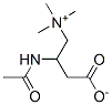 3-acetamido-4-trimethylammonio-butanoate Structure