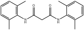 N,N'-Bis(2,6-dimethylphenyl)propanediamide 구조식 이미지
