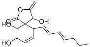 6-(1,3-Heptadienyl)-4,9,10-trihydroxy-3-methylene-2-oxaspiro[4.5]dec-7-en-1-one Structure