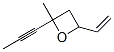 Oxetane, 4-ethenyl-2-methyl-2-(1-propynyl)- (9CI) Structure