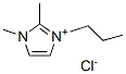 1,2-DIMETHYL-3-PROPYLIMIDAZOLIUM CHLORIDE Structure