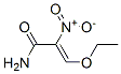 2-프로펜아미드,3-에톡시-2-니트로- 구조식 이미지