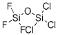 Trichlorotrifluorodisiloxane Structure