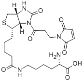 3-(N-maleimidopropionyl)biocytin Structure