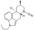 6-CYANO-1-PROPYL-6-NORFESTUCLAVINE Structure