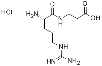 ARG-BETA-ALA HYDROCHLORIDE Structure