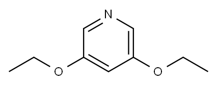 3,5-Diethoxypyridine Structure