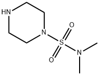 PIPERAZINE-1-SULFONIC ACID DIMETHYLAMIDE 구조식 이미지