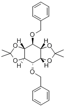 DL-1,2:4,5-BIS-O-(1-메틸에틸리덴)-3,6-BIS-O-(페닐메틸)-미오-이노시톨 구조식 이미지