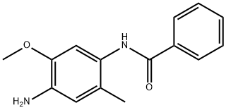 N-(4-AMINO-5-METHOXY-2-METHYLPHENYL)벤즈아미드 구조식 이미지