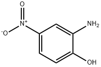 2-아미노-4-나이트로페놀 구조식 이미지