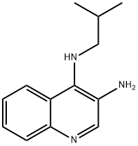 N4-(2-METHYLPROPYL)-3,4-QUINOLINEDIAMINE Structure