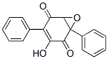 3-Hydroxy-1,4-diphenyl-7-oxabicyclo[4.1.0]hept-3-ene-2,5-dione 구조식 이미지