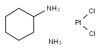 (ammine)cyclohexylaminedichloroplatinum(II) Structure
